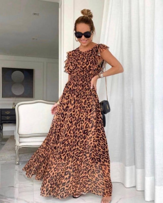 Rochie Lunga Animal Print Paloma foto