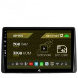 Navigatie Dacia Duster (2018-2021), Android 12, E-Octacore 2GB RAM + 32GB ROM, 10.1 Inch - AD-BGE10002+AD-BGRKIT374