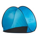 Cort plaja si picnic semi-deschis Sersimo, protectie UV, 150x120x110cm, albastru Household NewTrend