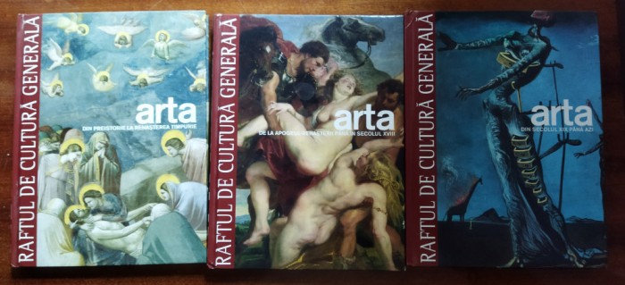 Raftul de cultura generala - Arta, 3 volume