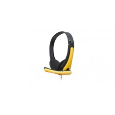 Casti gaming pentru notebooks, telefoane, tablete, PS4, Xbox One, microfon cu anulare a zgomotului, jack 3, 5 mm, Galben