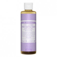 Sapun magic lichid 18 in 1 cu lavanda Castilia, 240 ml, Dr. Bronner's