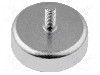 Magnet ferita (metal greu), 4.5mm, 13mm, ELESA+GANTER - GN 50.3-HF-13-M3