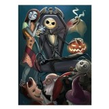 Creatie cu diamante, model W712, rasina/panza, multicolor, 30x40cm