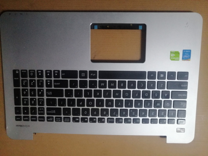 carcasa palmrest + tastatura Asus K555L K555LA K555LB K555LD (carcasa cu DEFECT)