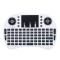 Tastatura Wireless Techstar? i8, Alb, Air Mouse Touchpad 2.4ghz pentru Android TV si Mini PC