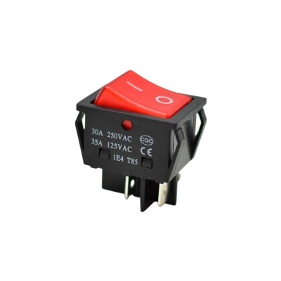 Intrerupator IRS Lat 30A Rosu KCD4 250V foto
