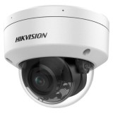 Camera IP ColorVu Smart Hybrid Light 8MP, lentila 4mm, PoE, microfon, IR 30m, lumina alba 30m - Hikvision DS-2CD2187G2H-LISU(4mm)(EF) SafetyGuard Surv