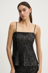 Abercrombie &amp; Fitch bluza femei, culoarea negru, cu imprimeu, KI140-4635