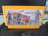 143 in 1 caseta galbena video games for Sega/Terminator/Pegasus/Famicom/Dendy console