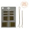 Set Agrafe Păr, 150 Bucăți, Metal, Culoare Neagră, Dimensiuni 4.5cm &amp; 6cm