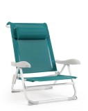 Cumpara ieftin Set 6 scaune gradina turcoaz Cayo 57x85x73 cm