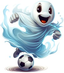 Sticker decorativ, Fotbalist, 69 cm, 8895ST-3 foto