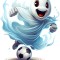 Sticker decorativ, Fotbalist, 69 cm, 8895ST-3