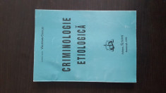 CRIMINOLOGIE ETIOLOGICA - VALERIAN CIOCLEI. 1996 foto
