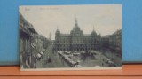 AUSTRIA - GRAZ - RATHAUS MIT HERRENGASSE - 1917 - CIRCULATA.