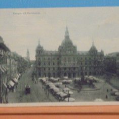 AUSTRIA - GRAZ - RATHAUS MIT HERRENGASSE - 1917 - CIRCULATA.