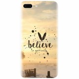 Husa silicon pentru Apple Iphone 7 Plus, Believe In Yourself