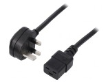 Cablu Alimentare 3x1,5mm2 2m Negru