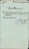 HST A1077 Act 1898 antet + ștampilă formațiunea pompieri voluntari Maria Radna