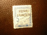 Timbru Guyana Franceza supratipar, 1925 - Taxe , 5c
