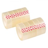 Bandă Adezivă, Transparentă, Set 10 Bucăți, Dimensiuni 33m x 15mm, Oem