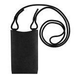 Husa piele telefon 7 Fixed Verona, negru, FIXVER-BK