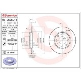 Set disc frana Citroen Xsara (N1) 04.97-12.05, Xsara Box Body/Liftback (N3) 05.98-03.05, Xsara Break (N2) 10.97-03.10, Xsara Coupe (N0) 01.98-04.05;, BREMBO
