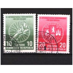 GERMANIA (DDR) 1956 – CICLISM. SERIE STAMPILATA, F144