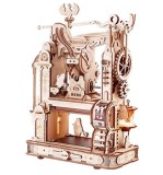 Puzzle 3D din lemn Printing press, Robotime