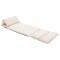 vidaXL Scaun de podea pliabil, crem, microfibră 325263