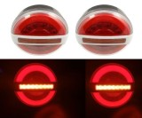 2 x Led Lumini spate runda Neon pentru camion remorca 140mm 12v