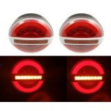 2 x Led Lumini spate runda Neon pentru camion remorca 140mm 12v