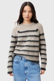 AllSaints pulover de lana RIGA femei, culoarea bej, W013KC