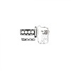 Set garnituri chiulasa OPEL ASTRA G hatchback (F48_ F08_) 2.2 16V 2000-2005 CORTECO 417015P