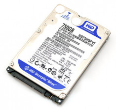 Hard disk Laptop 750GB Western Digital Blue WD7500BPVT, SATA II, Buffer 8MB, foto