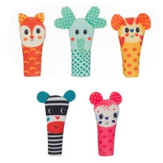 Jucarie pentru bebelusi finger puppet, figurine deget, animale, 5buc, NippleBaby