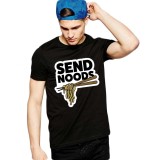 Tricou barbati negru - Send Noods - S