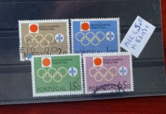 TS21 - Timbre serie Portugal - Portugalia - 1964 Mi968-971