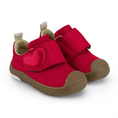 Pantofi Fete Bibi Prewalker Red Heart 23 EU