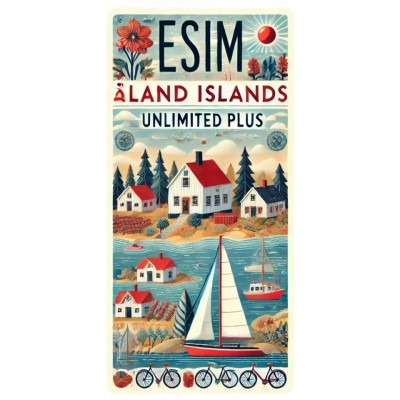 eSIM Aland Islands, Unlimited Plus, 30 Days foto