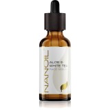 Nanoil Aloe &amp; White Tea ser facial cu aloe vera și ceai verde 50 ml