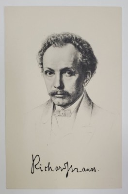 RICHARD STRAUSS ( 1864 - 1949 ) , COMPOZITOR SI DIRIJOR GERMAN ...