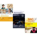 Pachet Bacalaureat 2026. Limba si literatura romana 72 teste complete, Matematica pe intelesul tuturor M-mate-info, M-stiintele naturii si Biologie. N