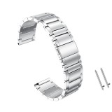 Cumpara ieftin Curea metalica compatibila Garmin Vivoactive 4, telescoape Quick Release, Argintiu