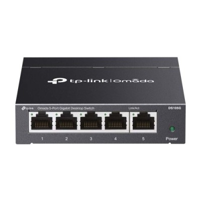 Switch 5 porturi RJ45 Gigabit, Unmanaged - TP-Link Omada DS105G SafetyGuard Surveillance foto