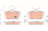 TRW GDB1314 COTEC set placute frana,frana disc
