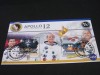 Bloc filatelic Burkina Faso 2023 . Apollo 12 Prima Misiune Lunară cu Echipaj, Spatiu, Stampilat