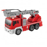 Masina de pompieri cu sunete, lumini si functie stropire City Truck 28 cm, Oem