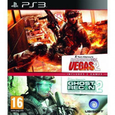 Joc consola Ubisoft Pachet PS3 Ghost Recon Advanced Warfighter 2 si Rainbow Six Vegas foto